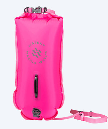 Watery avovesiuintipoiju - Swim Buoy & Dry Bag 28L - Pinkki