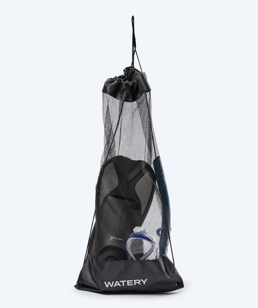 Watery snorkkelipussi - 3-Set Mesh - Musta
