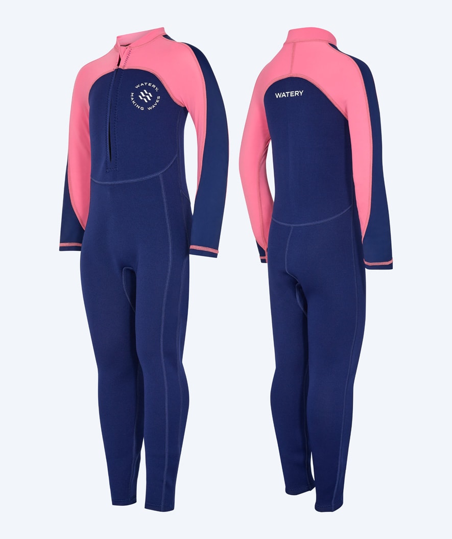 Watery UV-märkäpuvut lapsille - Calypso Full-Body - Pinkki