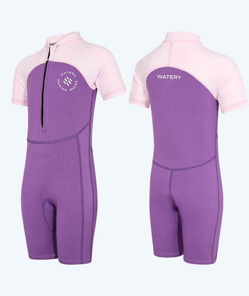 Watery UV-märkäpuvut lapsille - Calypso Shorty - Atlantic Purple