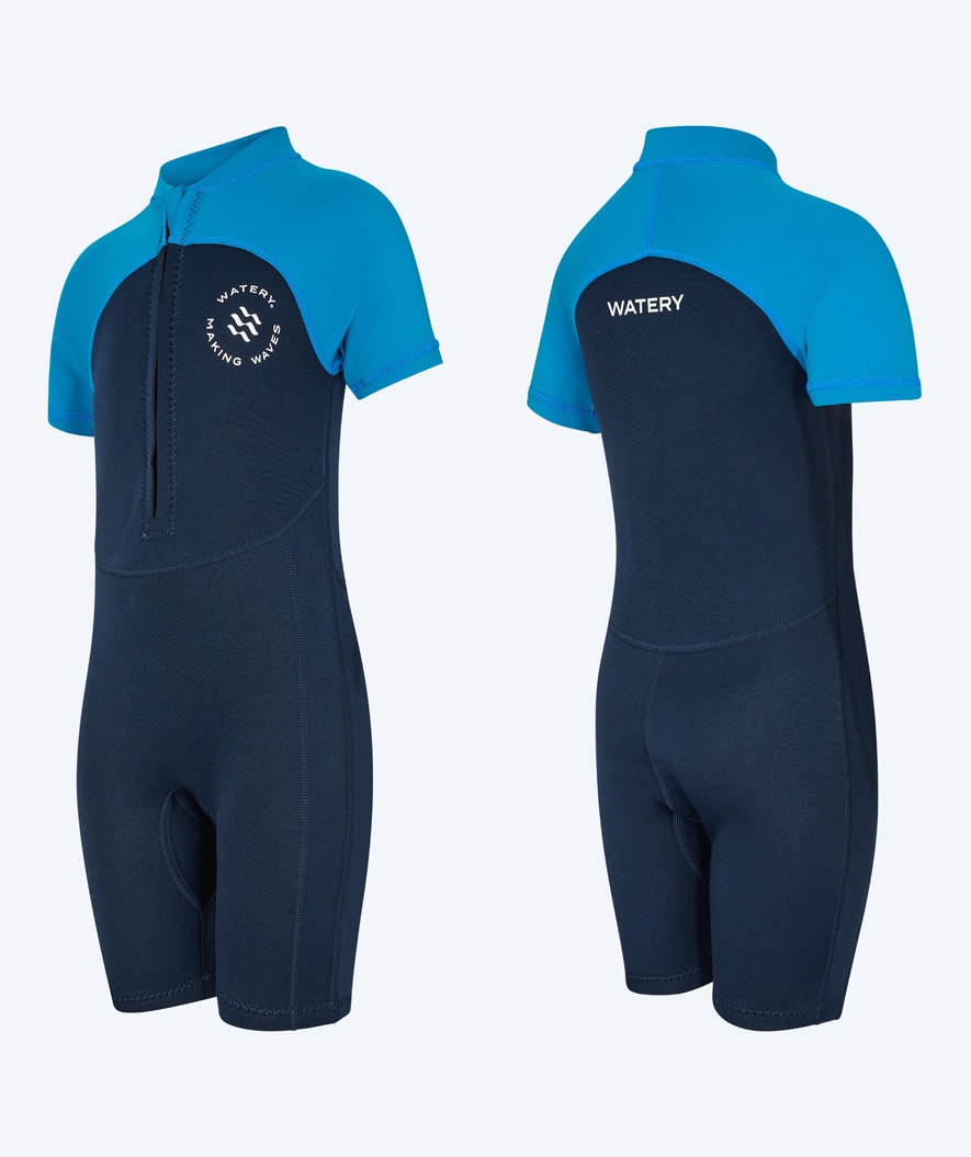 Watery UV-märkäpuvut lapsille - Calypso Shorty - Tummansininen