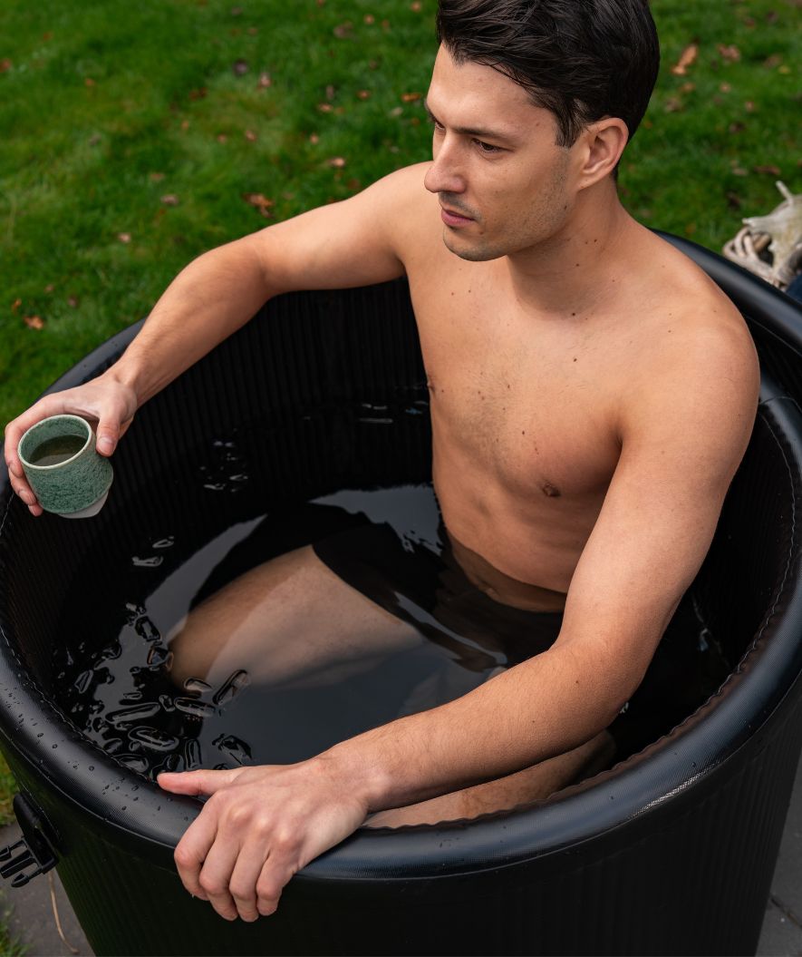 Watery ilmatäytteinen kylmäallas - Deluxe - Musta