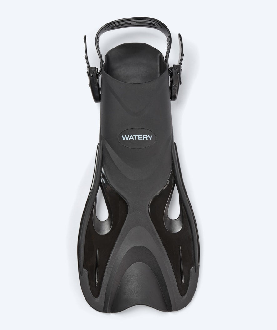 Watery lyhyet uimaräpylät - Fisher - Musta