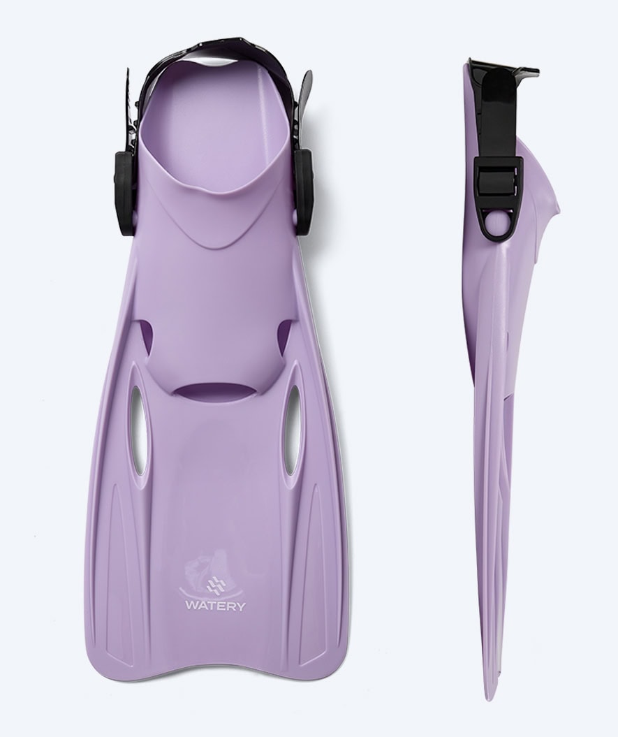 Watery sukellusräpylät lapsille/junioreille (27-38) - Fleetwood - Violetti