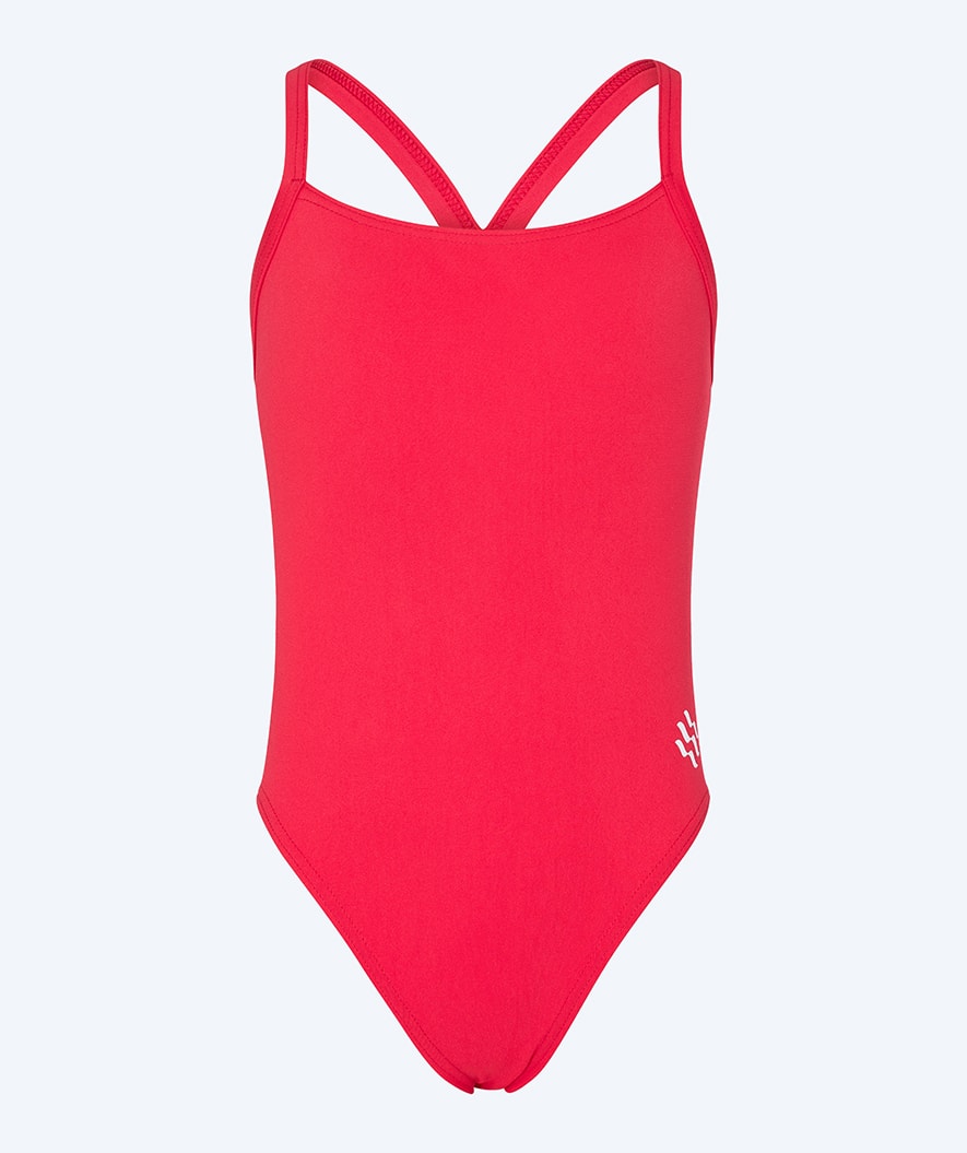 Watery uimapuku tytöille - Freestyler Solid - Cherry Red