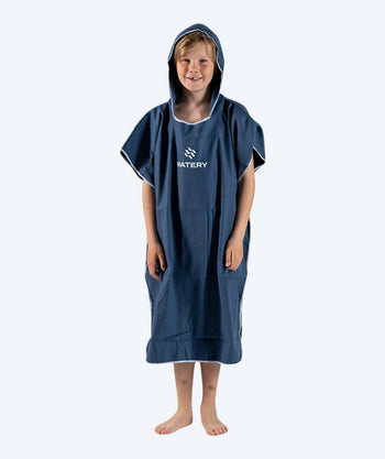 Watery kylpyponcho junioreille (6-15) - Mikrokuitu - Tummansininen