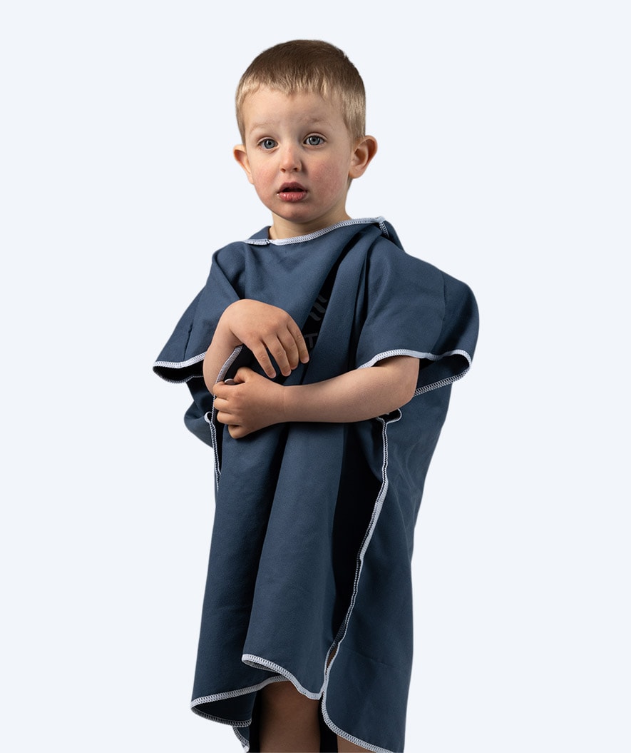 Watery kylpyponcho lapsille (1-6) - Mikrokuitu - Tummansininen