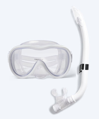 Watery Combo snorkkelisetti junioreille (8-15) - Odine - Valkoinen
