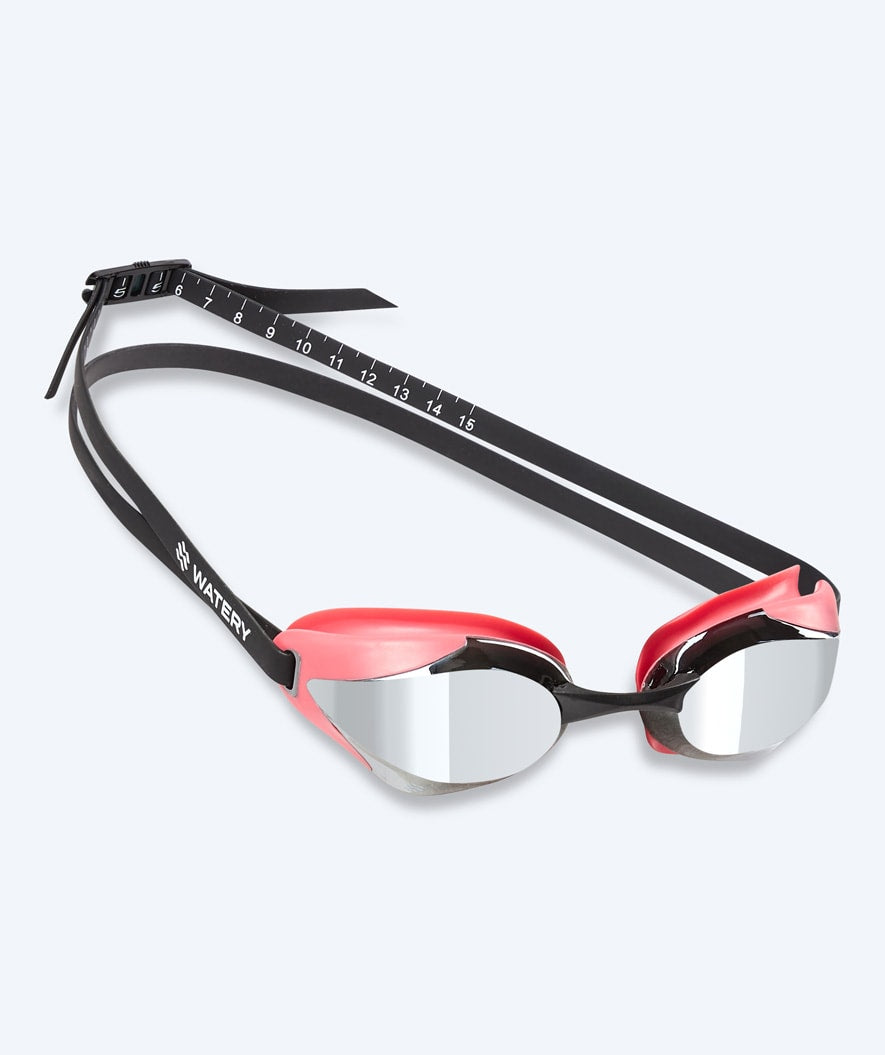 Watery Elite-uimalasit - Poseidon Ultra Mirror - Pinkki/hopea