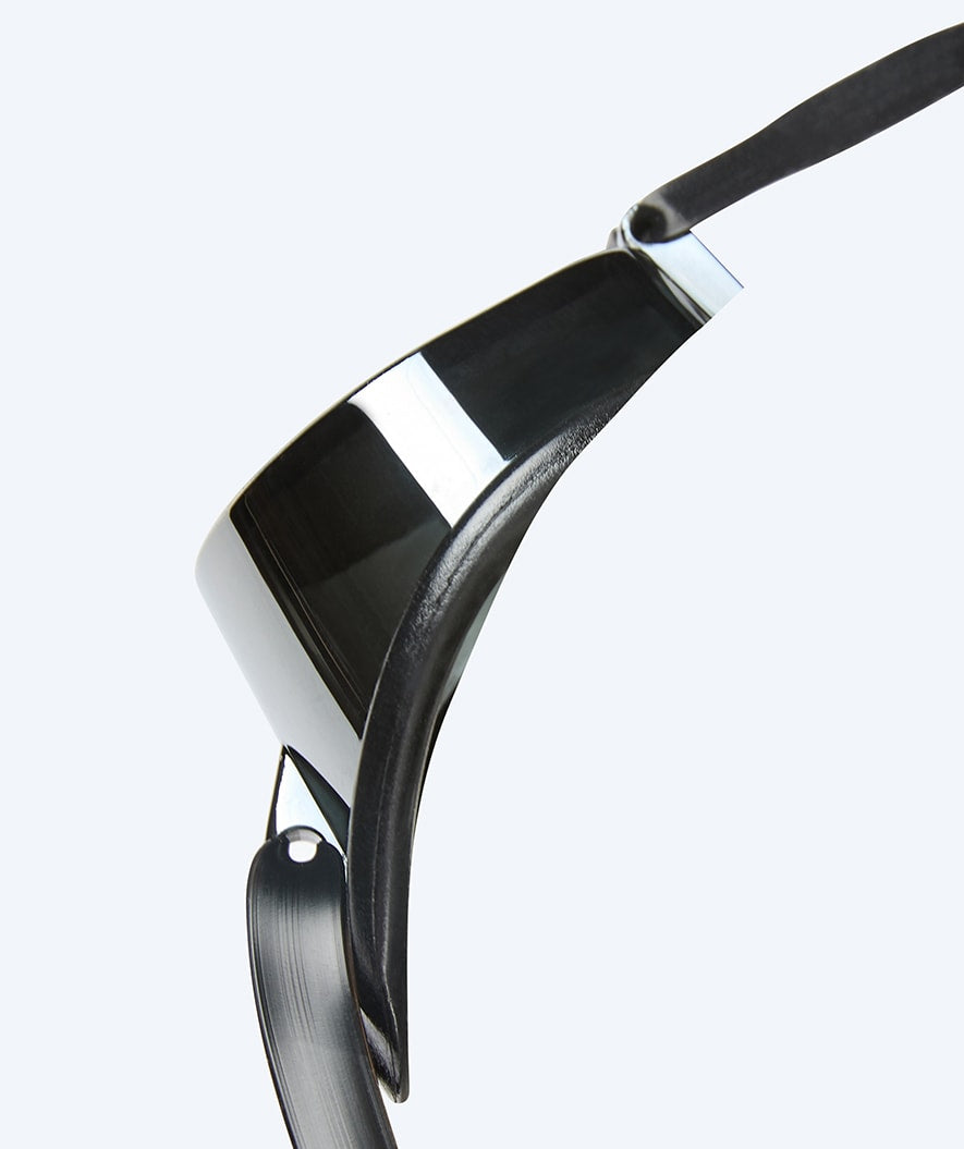 Watery uimalasit - Proflex Swedish Mirror - Musta/hopea