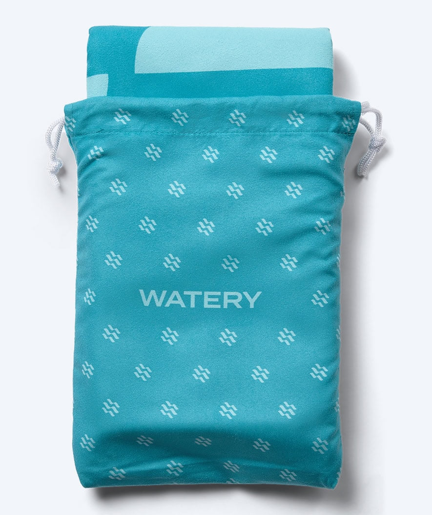 Watery mikrokuitupyyhe (175 x 110 cm) - Rafferty - Ocean Blue