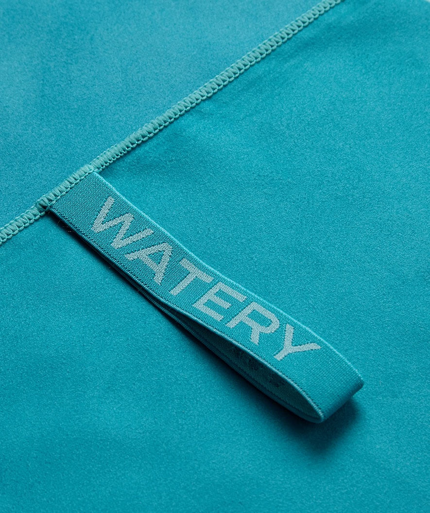 Watery mikrokuitupyyhe (175 x 110 cm) - Rafferty - Ocean Blue