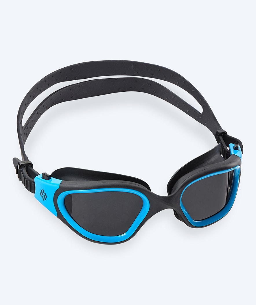 Watery uimalasit kuntoiluun - Raven Active - Musta/sininen 1.0