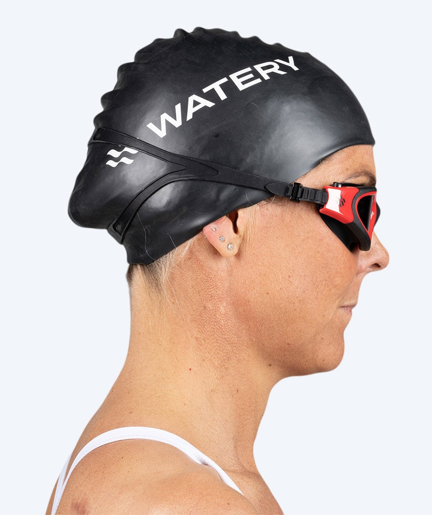 Watery uimalakki pitkille hiuksille - Signature - Musta