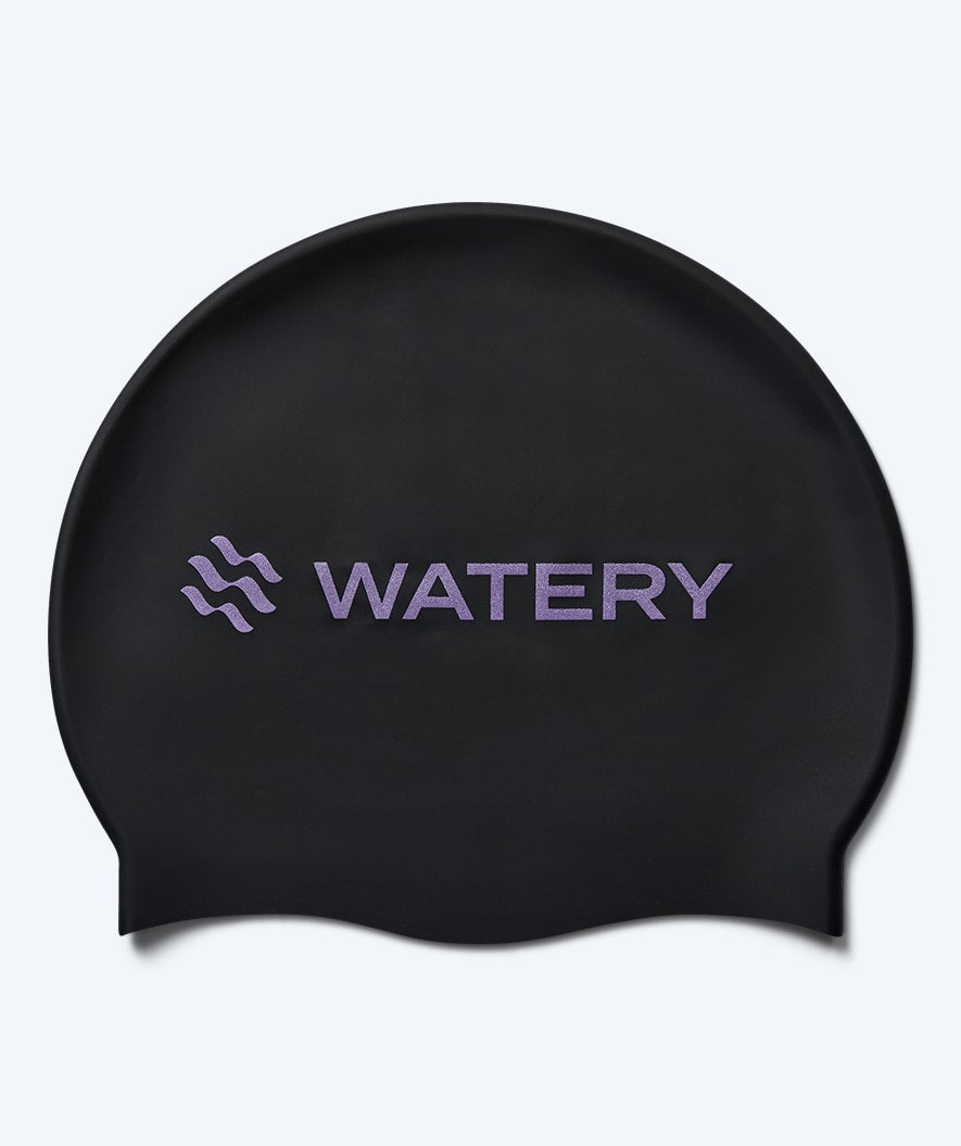 Watery uimalakki - Signature Metallic - Musta/violetti