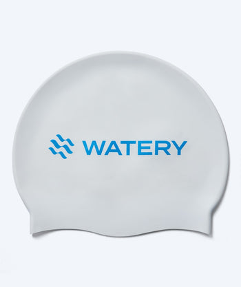 Watery uimalakki - Signature Metallic - Valkoinen/sininen