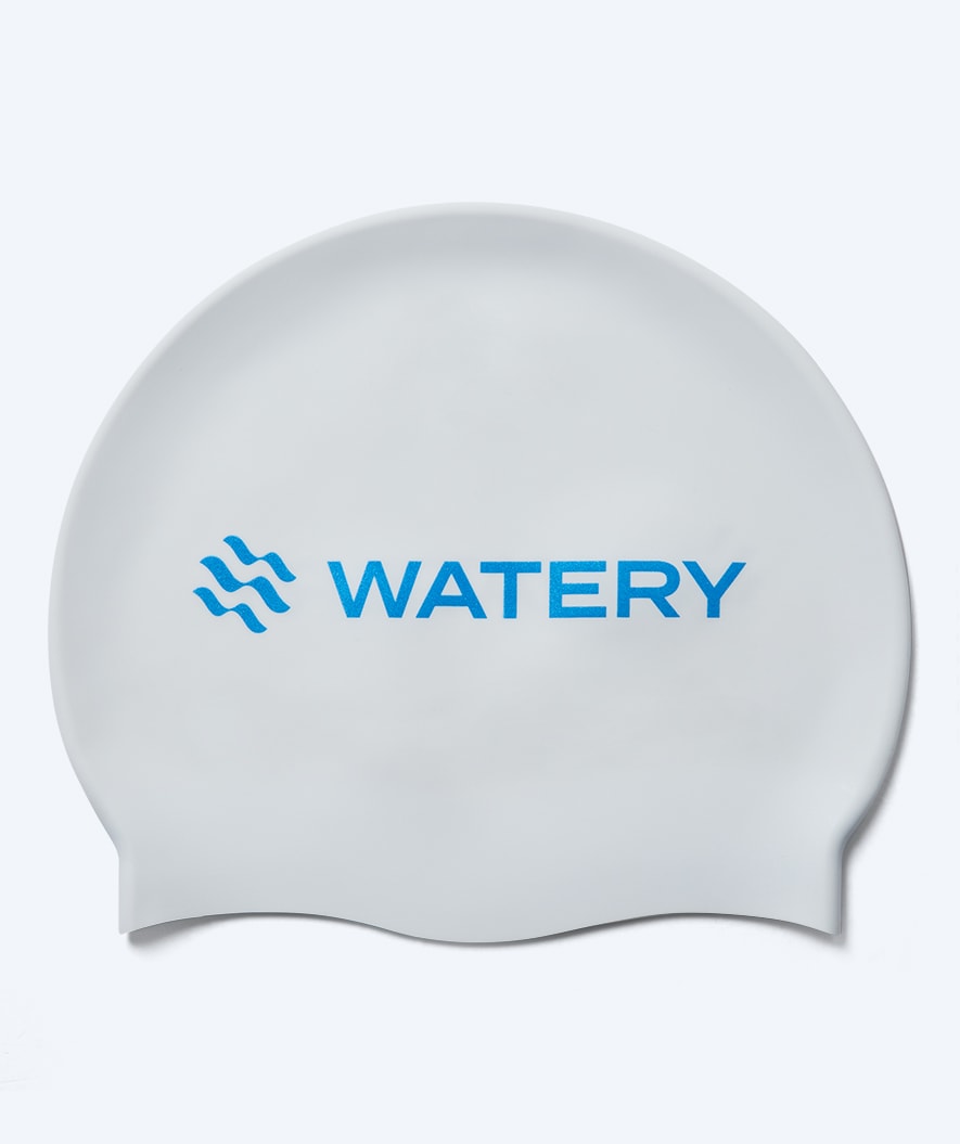 Watery uimalakki - Signature Metallic - Valkoinen/sininen