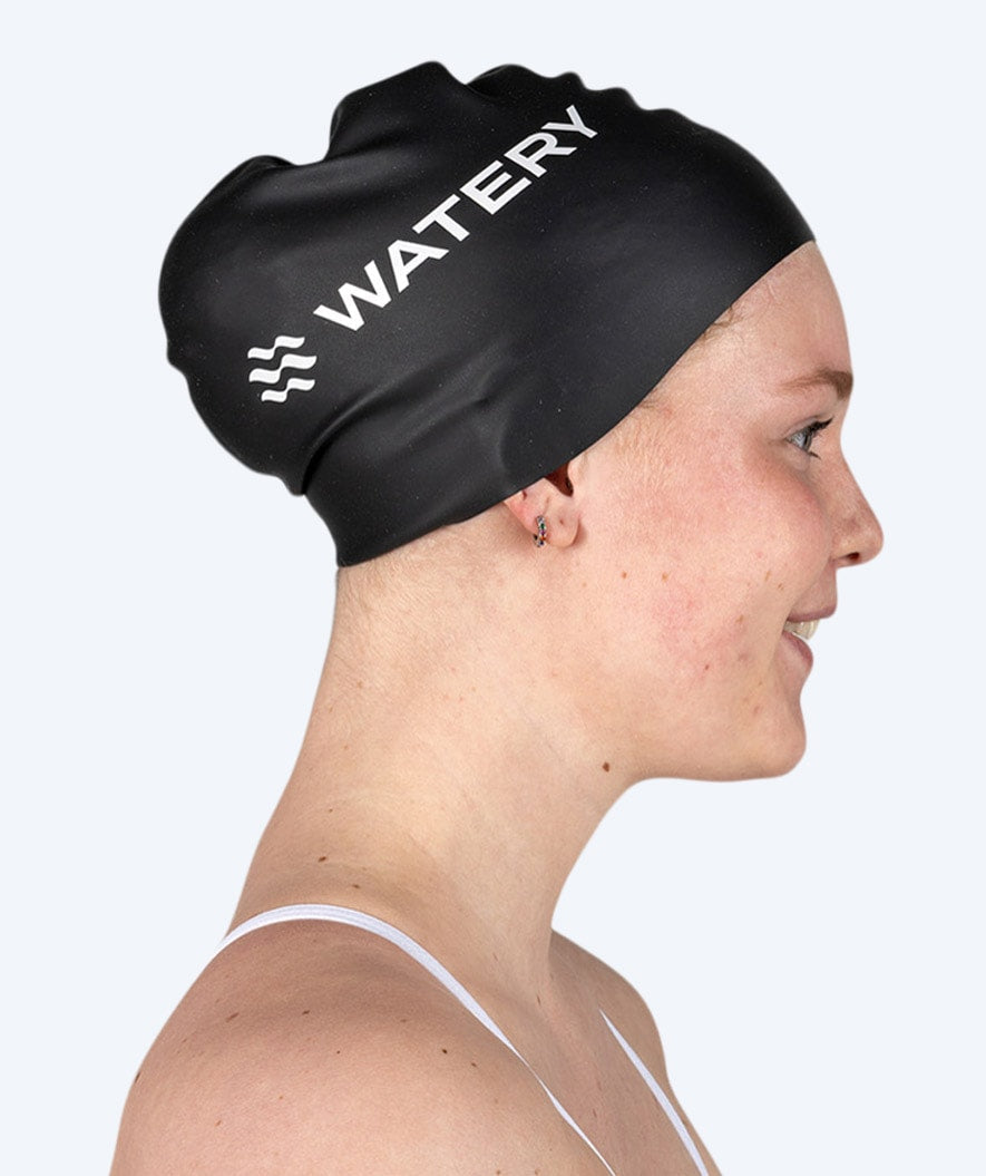 Watery uimalakki (yli 10 vuotiaille) - Signature - Musta