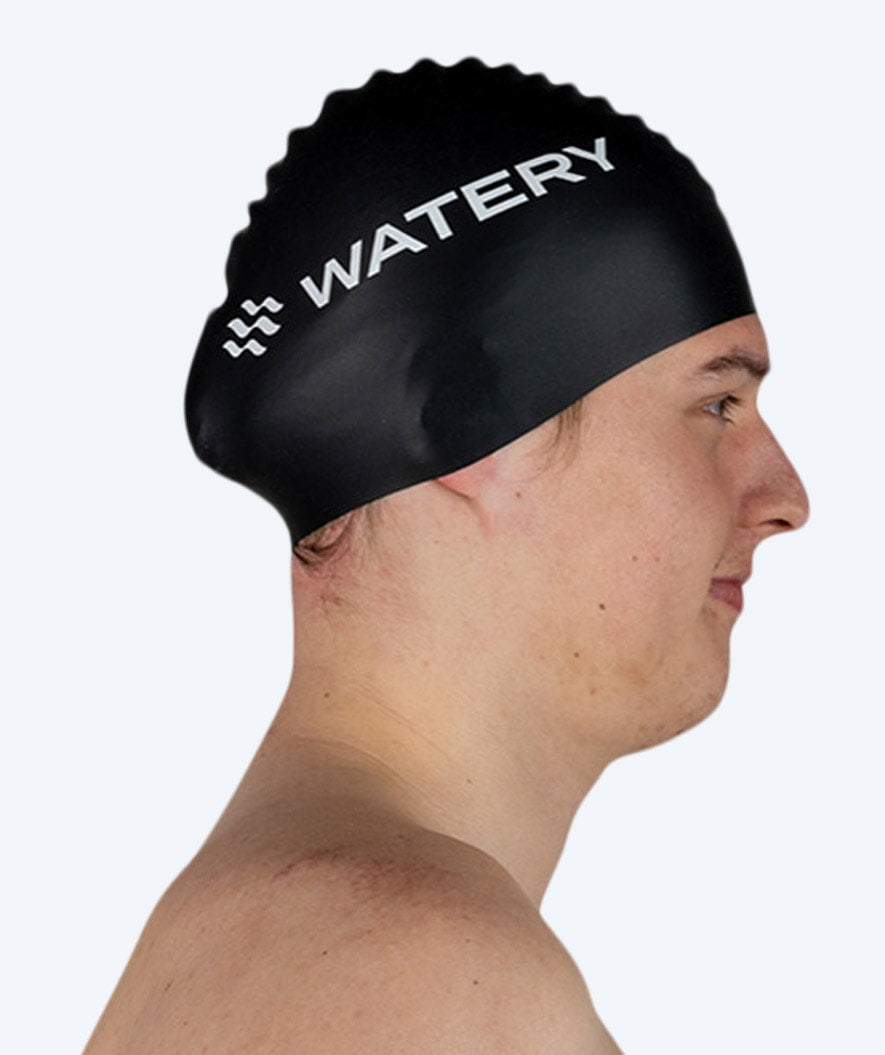 Watery uimalakki (yli 10 vuotiaille) - Signature - Musta
