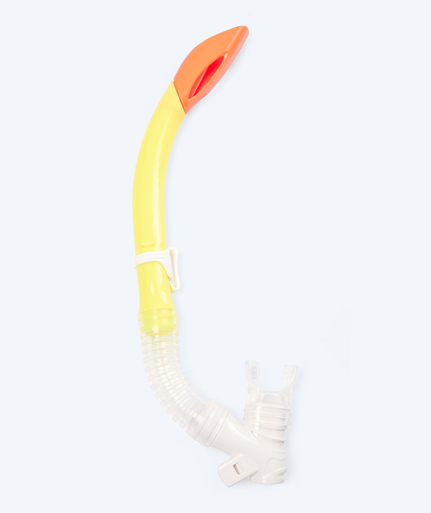 Watery semi-dry snorkkeli lapsille - Triton - Keltainen