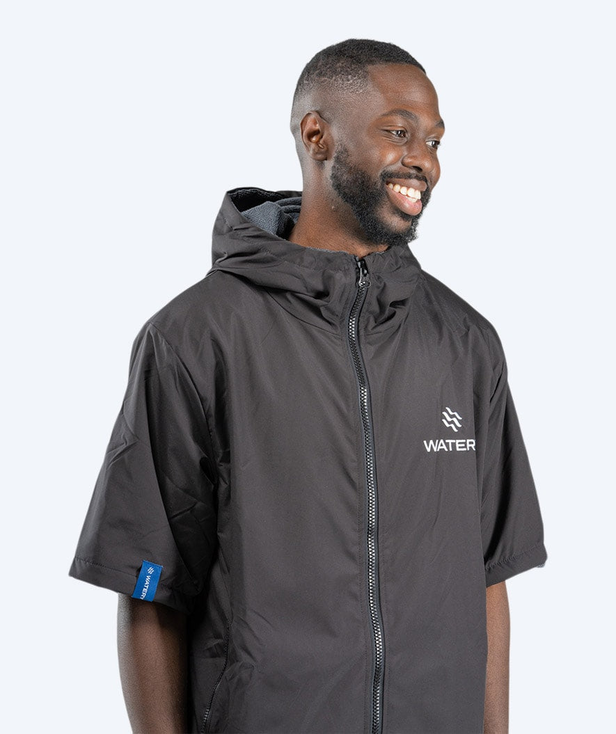 Watery surffiponcho - Waterproof - Musta