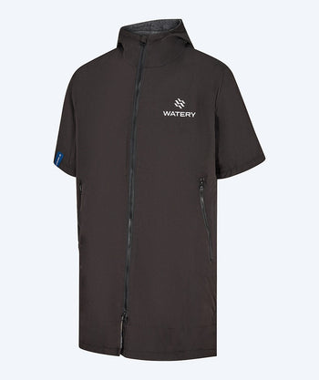 Watery surffiponcho - Waterproof - Musta