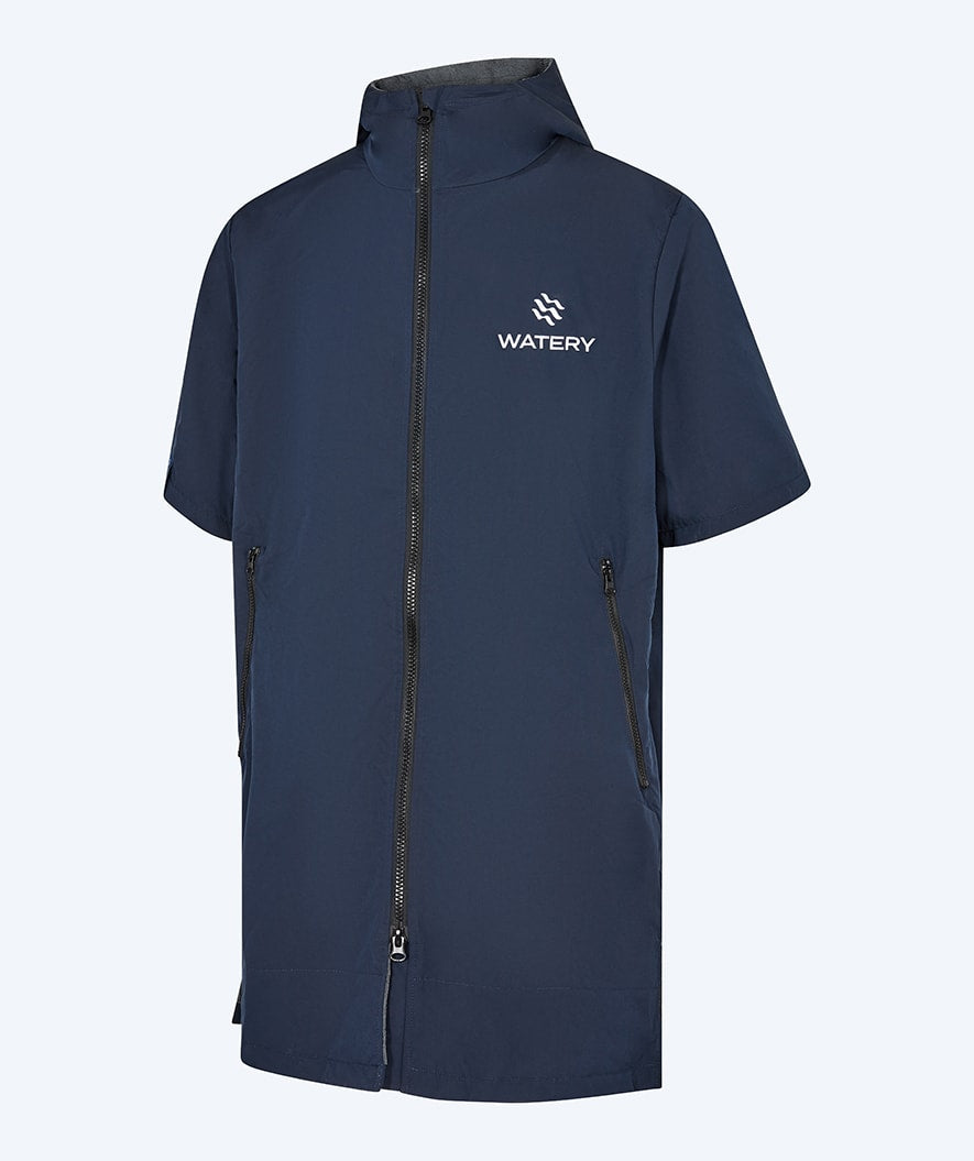 Watery surffiponcho - Waterproof - Tummansininen