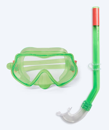Watery Combo snorkkelisetti lapsille (4-10) - Winslet - Vihreä