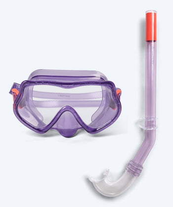 Watery Combo snorkkelisetti lapsille (4-10) - Winslet - Violetti
