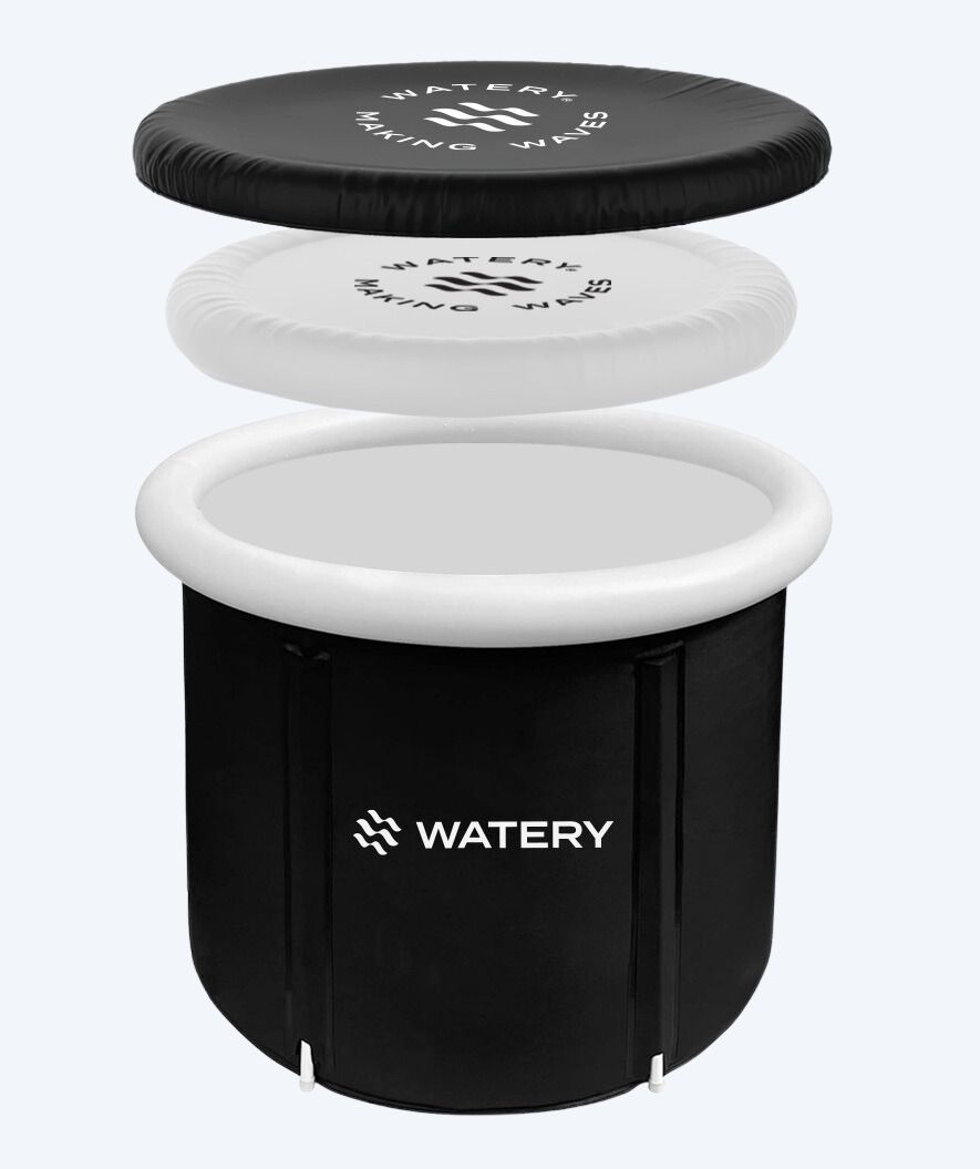 Watery ilmatäytteinen kylmäallas - Hero - Musta