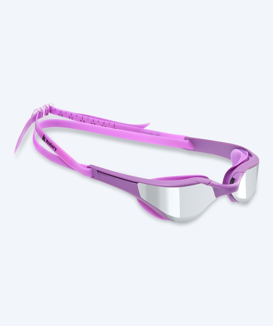 Watery uimalasit - Instinct Elite Mirror - Violetti/hopea