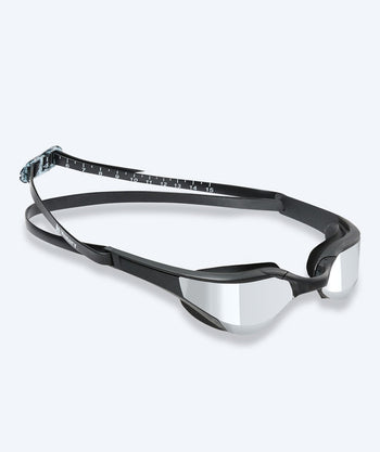 Watery uimalasit - Instinct Elite Mirror - Musta/hopea