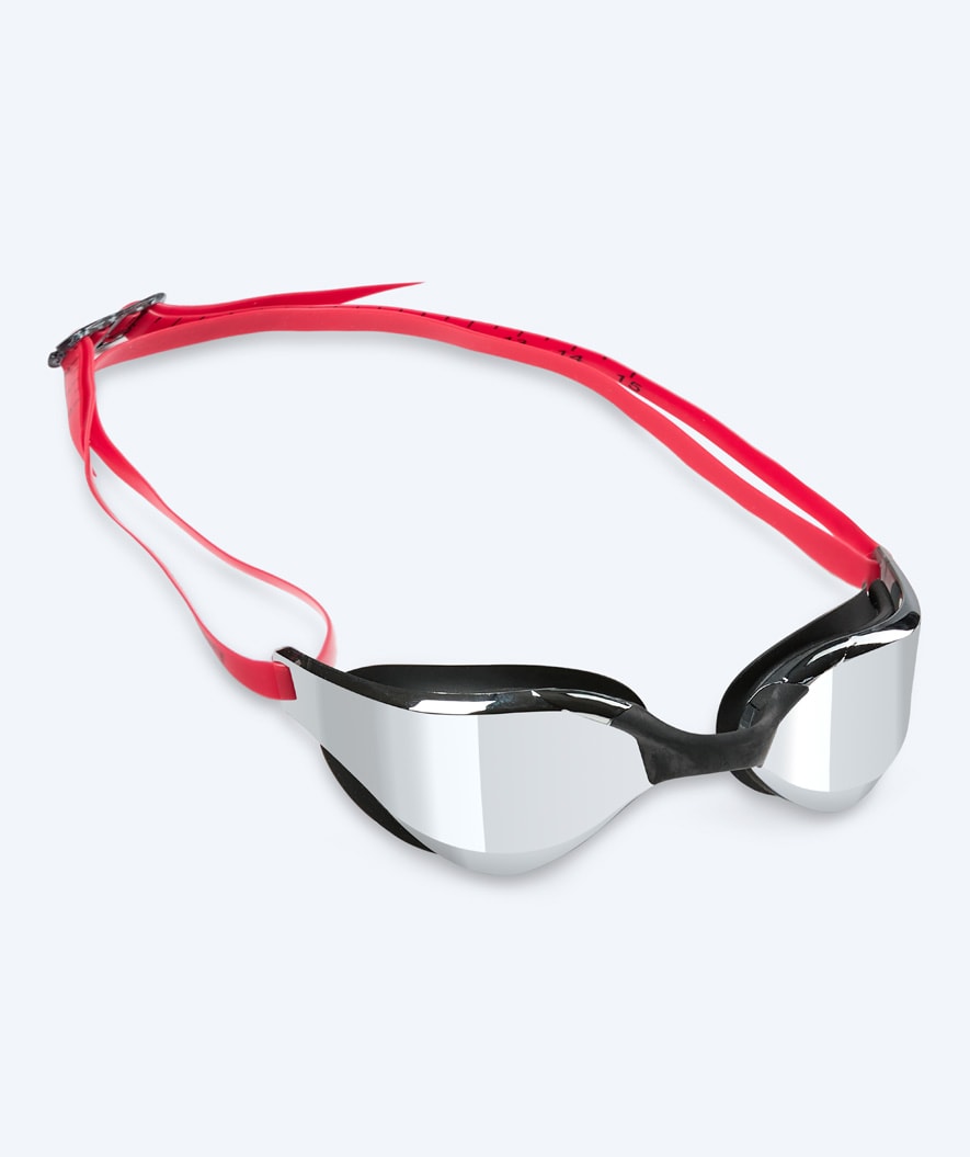 Watery uimalasit - Instinct Mirror - Punainen/hopea