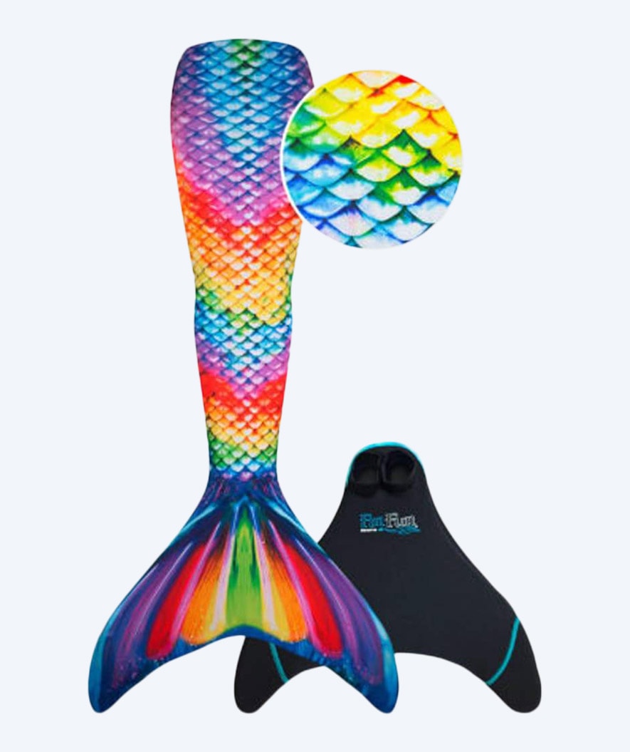 Fin Fun merenneidon pyrstö aikuisille - Setti - Rainbow Reef