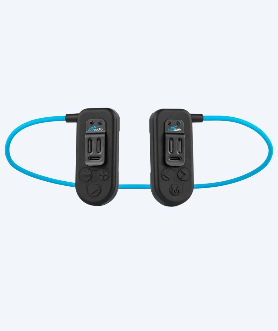 H2OAudio vedenkestävät kuulokkeet - Sonar 2 Pro - Musta/sininen