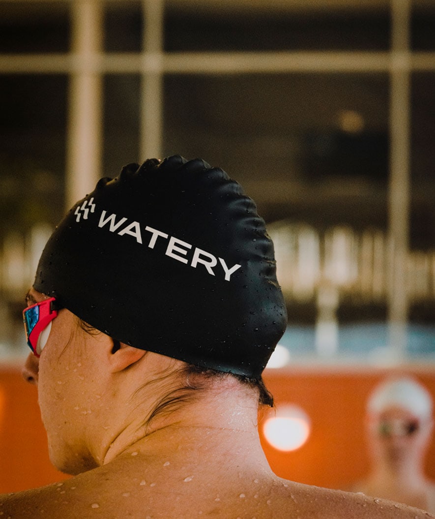 Watery uimalakki (yli 10 vuotiaille) - Signature - Musta