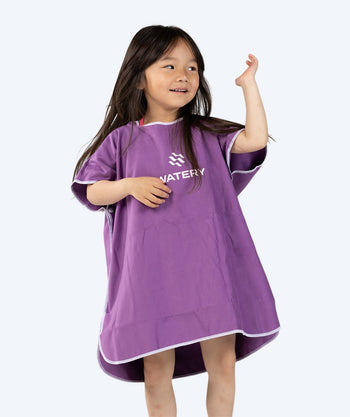 Watery kylpyponcho lapsille (1-6) - Mikrokuitu - Violetti