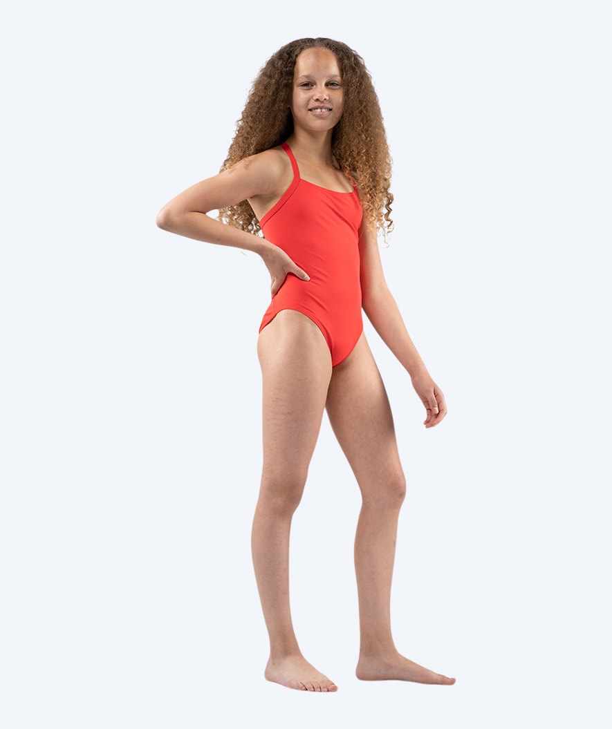 Watery uimapuku tytöille - Freestyler Solid - Cherry Red